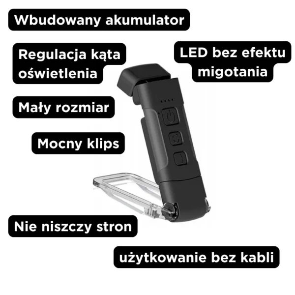 CzytekPro™ - Lampka dla miłośników książek