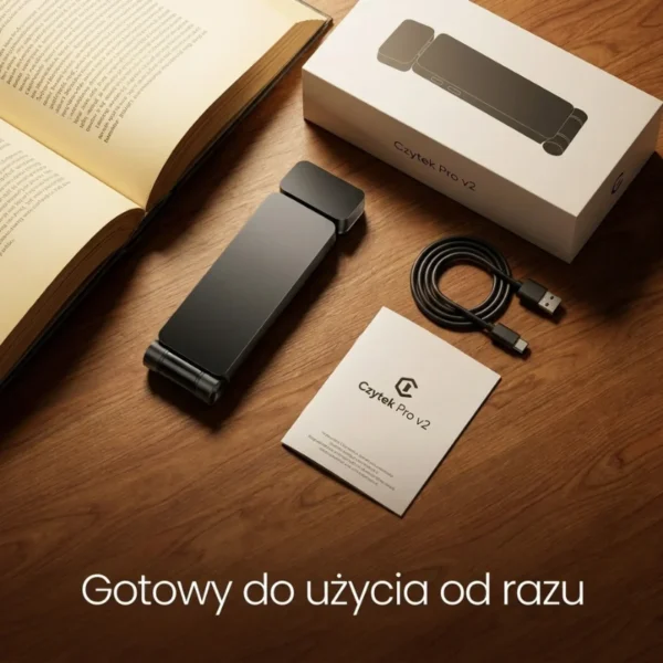 CzytekPro v2™ Czytaj w nocy. Nikogo nie budź.